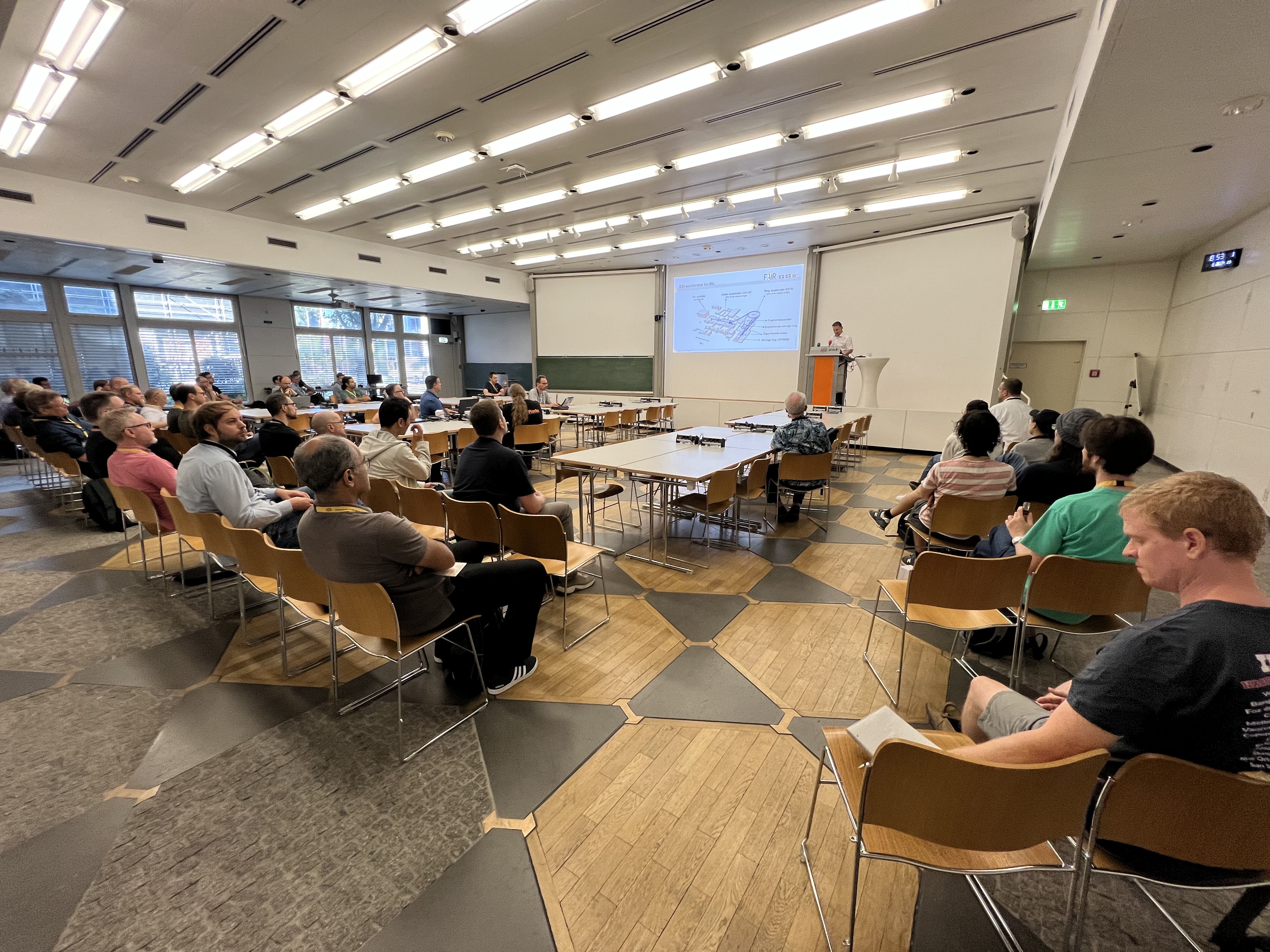 Main lecture hall at the opening session