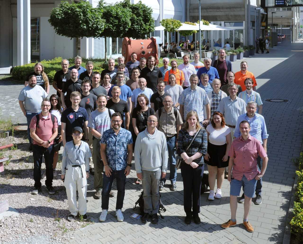 Group photo of the participants and organisers of the EU GNURadio Days 2024